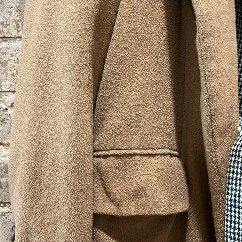 Badgley Mischka Camel Houndstooth Coat Size Small‎ - Picture 7 of 10